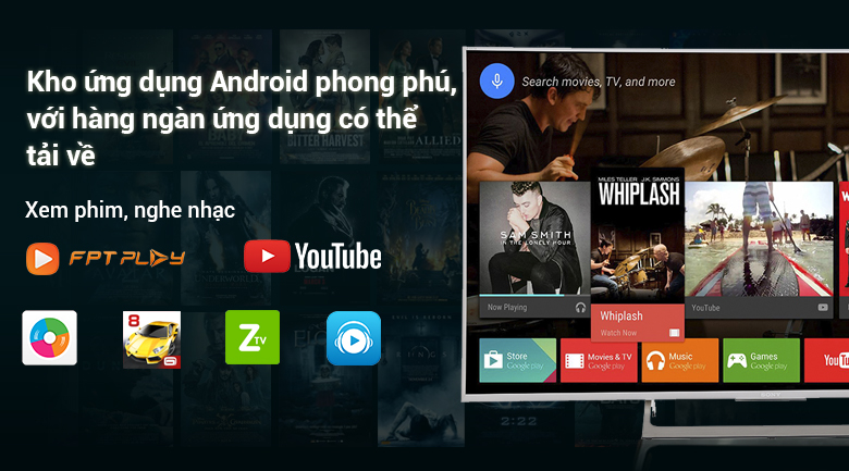 Image Android Tivi Sony 4K 55 inch KD-55X8000E/S 5