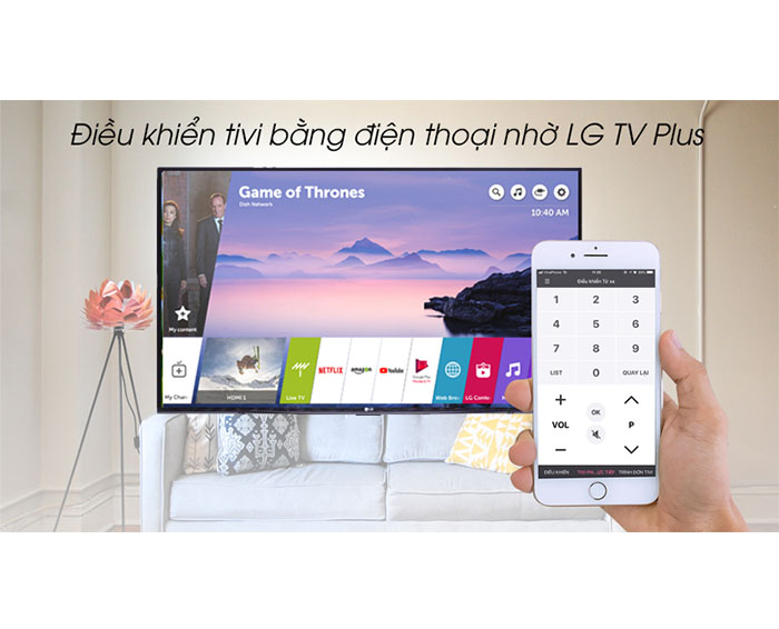 Image Smart Tivi LG 4K 55 inch 55UM7400PTA 1