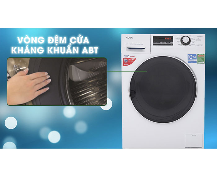 Image Máy giặt Aqua Inverter 8.5 kg AQD-A852ZT (W) 2