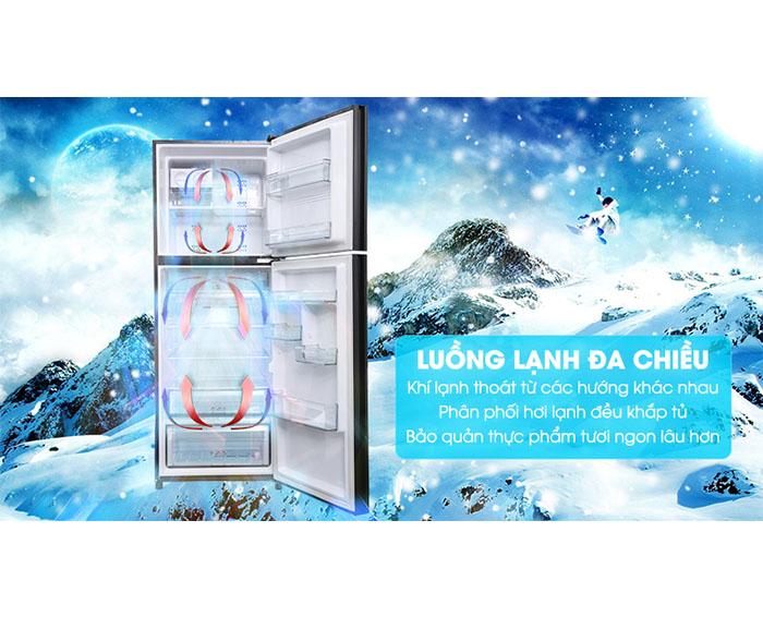Image Tủ lạnh Aqua Inverter 345 lít AQR-IG356DN GBN 2