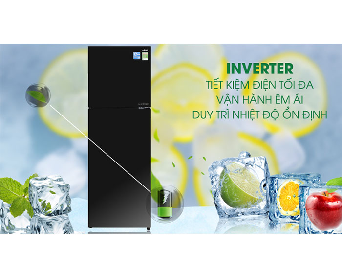 Image Tủ lạnh Aqua Inverter 345 lít AQR-IG356DN GBN 5