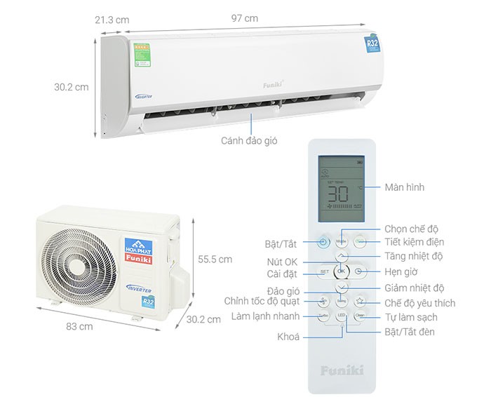 Image Điều hòa Funiki Inverter 17000 BTU HIC18TMU.ST3 1