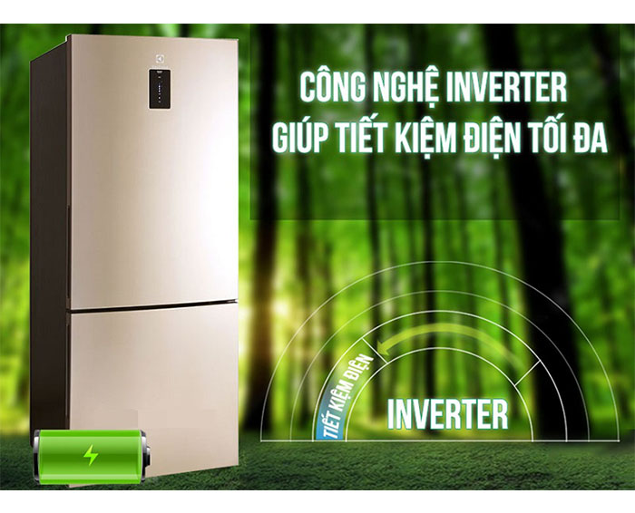 Image Tủ lạnh Electrolux Inverter 418 lít EBE4502GA 2