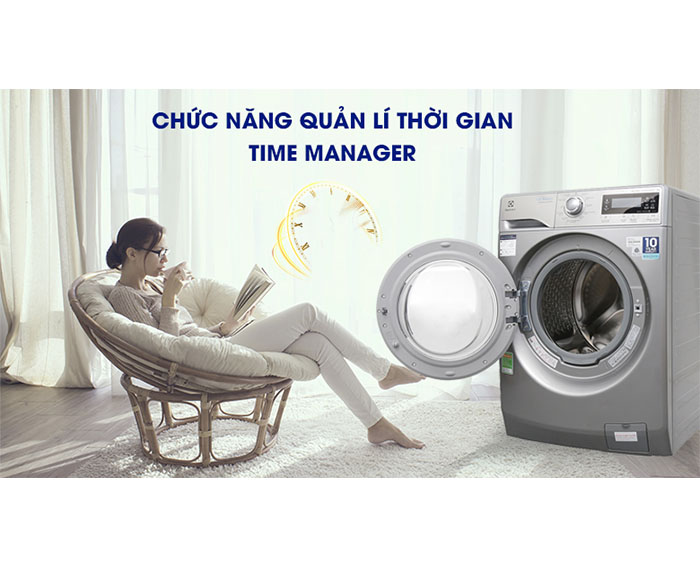 Image Máy giặt Electrolux Inverter 9kg EWF12938S 2