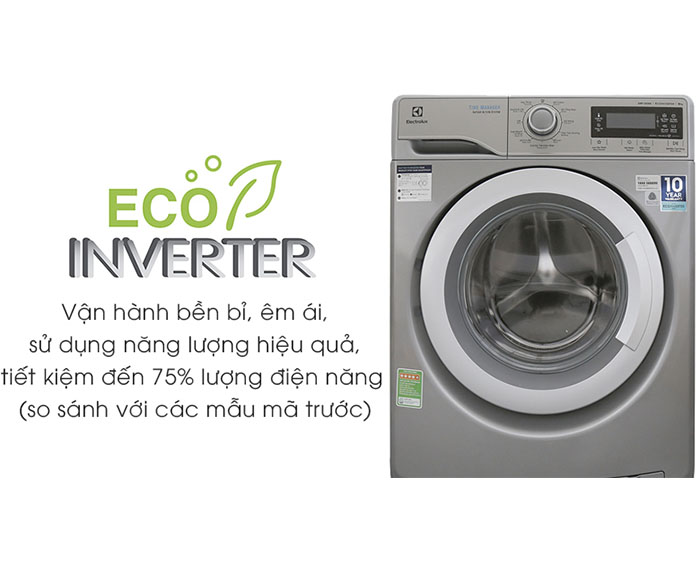 Image Máy giặt Electrolux Inverter 9kg EWF12938S 5