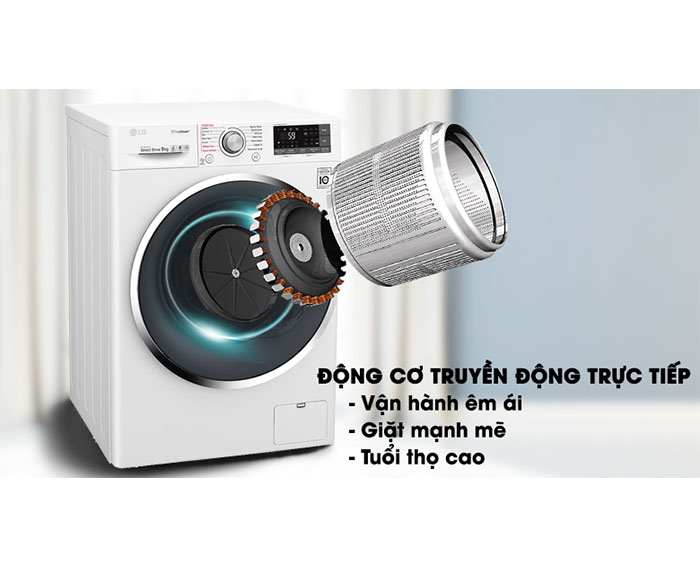 Image Máy giặt LG Inverter 9 kg FC1409S2W 1