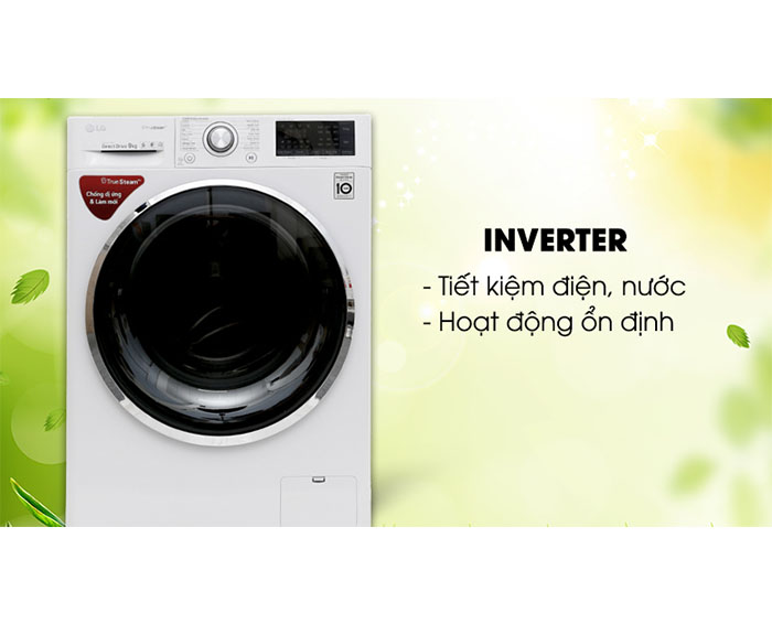 Image Máy giặt LG Inverter 9 kg FC1409S2W 2