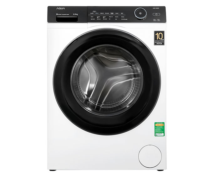 Image Máy giặt Aqua Inverter 9.0 KG AQD-A900F W 0