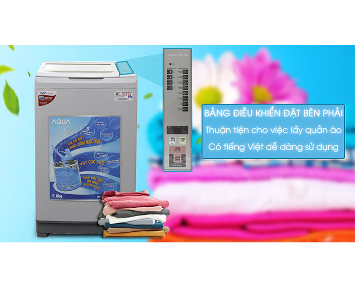 Image Máy giặt Aqua 9 kg AQW-S90AT 3