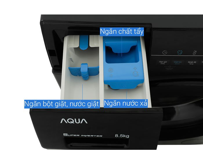Image Máy giặt Aqua Inverter 8.5 kg AQD-A852J BK 3