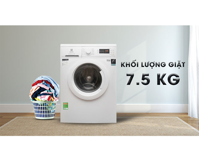 Image Máy giặt Electrolux Inverter 7.5 Kg EWF7525DGWA 3
