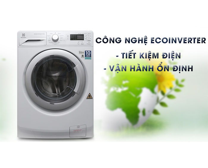 Image Máy giặt sấy Electrolux Inverter 8 kg EWW12853 2