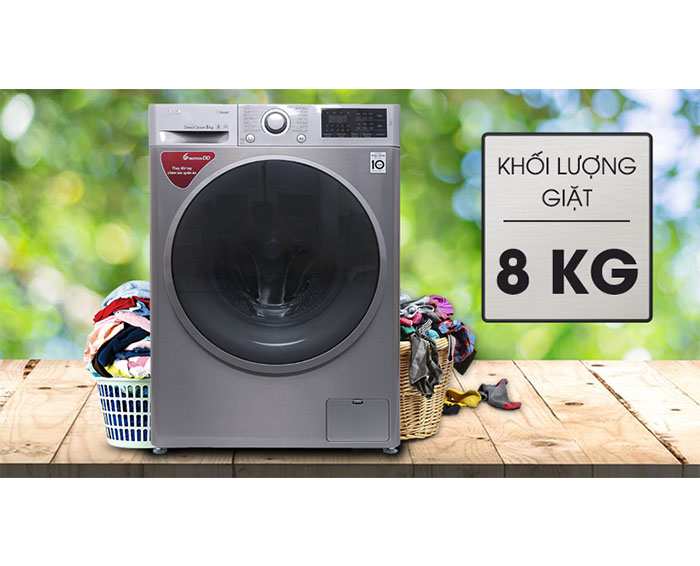 Image Máy giặt LG Inverter 8 kg FC1408S3E 2