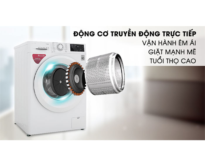 Image Máy giặt LG Inverter 8 kg FC1408S5W 3