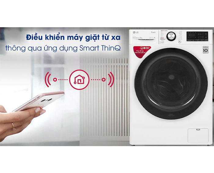 Image Máy giặt LG Inverter 9 kg FV1409S2W (2020) 3