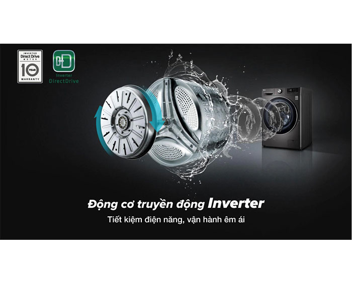 Image Máy giặt LG Inverter 11 kg FV1411S3B 2