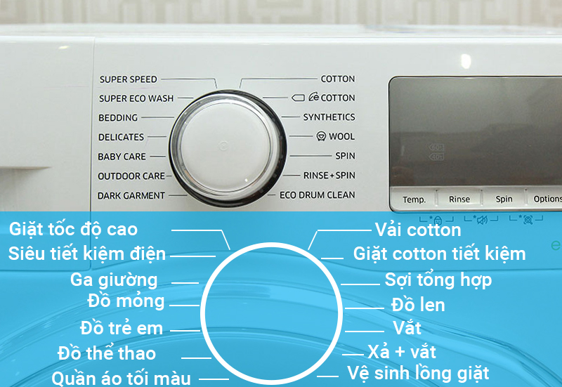 Image Máy giặt Samsung Inverter 10.5 kg WW10J6413EW/SV 5