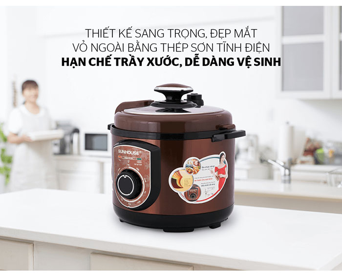 Image Nồi áp suất điện đa năng SUNHOUSE SHD1550 5