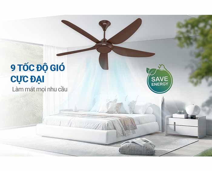 Image Quạt Trần Sunhouse Apex 5 Cánh APF7667YB 7