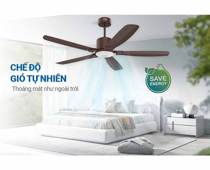 Image Quạt trần 5 cánh có đèn Sunhouse Apex APF7682B 4