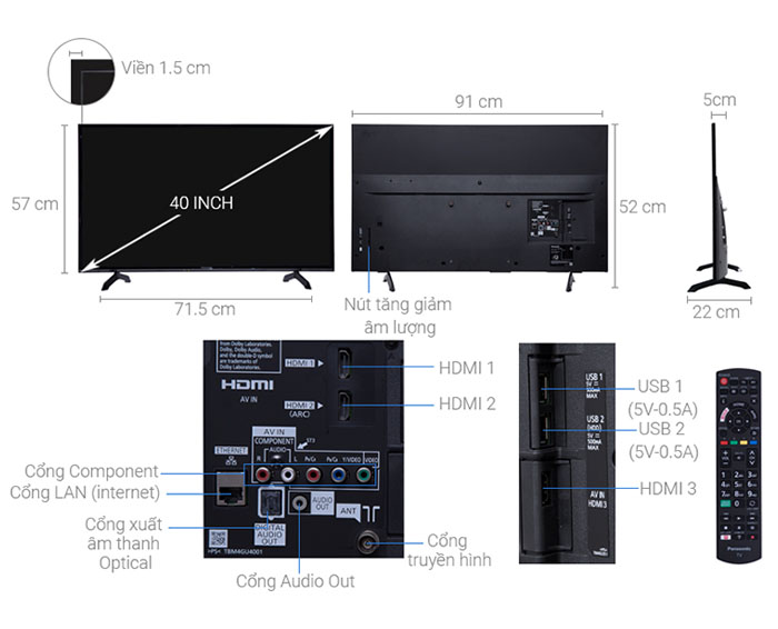 Image Smart Tivi Panasonic 40 inch TH-40FS500V 3
