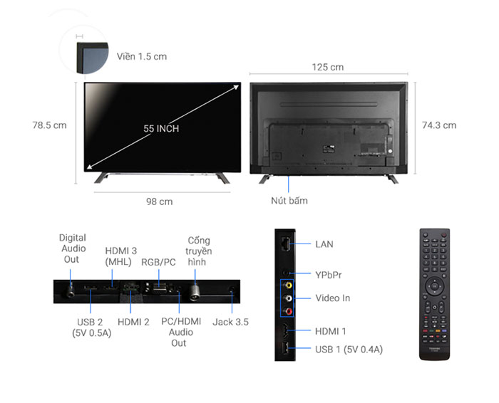 Image Smart Tivi Toshiba 55 inch 55L5650 2