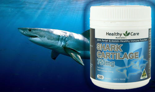 Image Sụn Vi Cá Mập Healthy Care Shark Cartilage 750mg 1