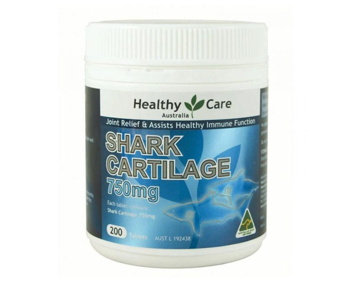 Image Sụn Vi Cá Mập Healthy Care Shark Cartilage 750mg