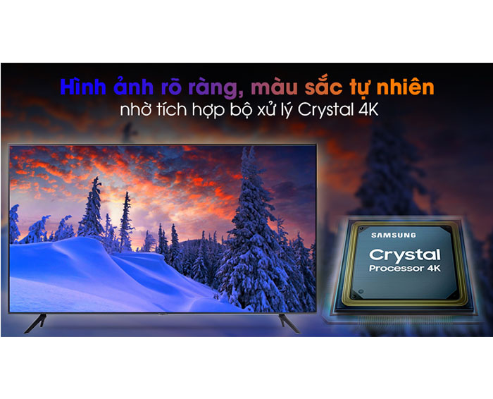 Image Smart Tivi Samsung 4K Crystal UHD 50 inch UA50AU7200 2