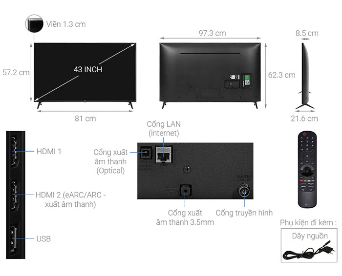 Image Smart Tivi LG 4K 43 inch 43UP7550PTC 1