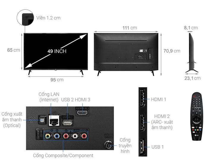 Image Smart Tivi LG 4k 49 inch 49UM7300PTA 2