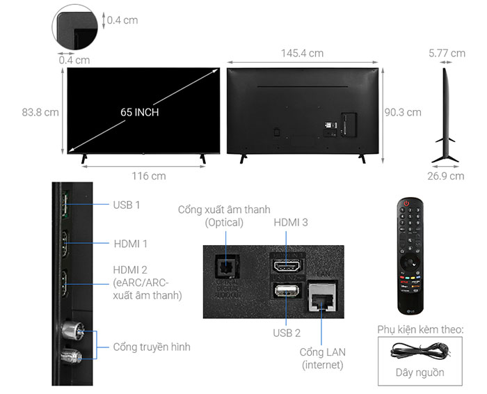 Image Smart Tivi LG 4K 65 inch 65UR7550PSC 1