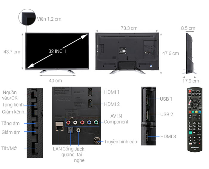Image Smart Tivi Panasonic 32 inch TH-32ES500V 1
