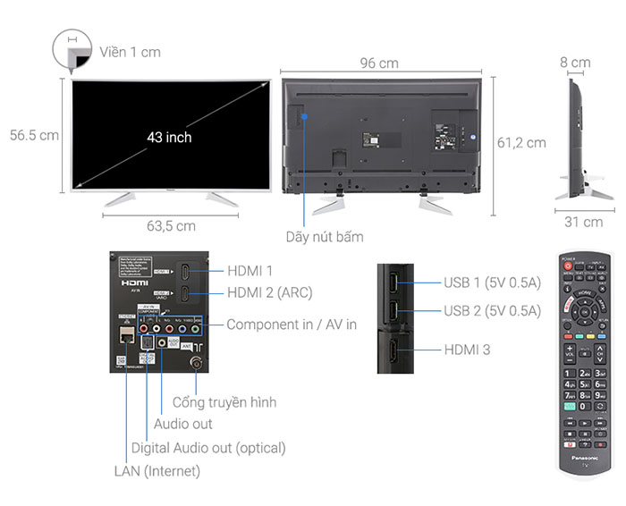 Image Smart Tivi Panasonic 43 inch TH-43ES630V 5