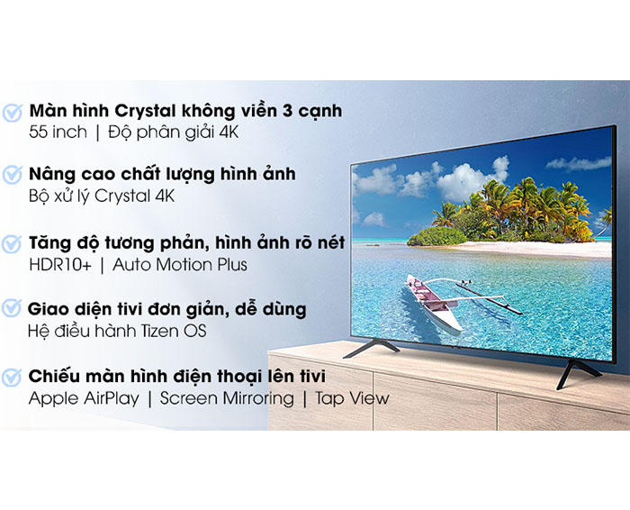 Image Tivi Samsung 4K 55 inch UA55TU8000 3