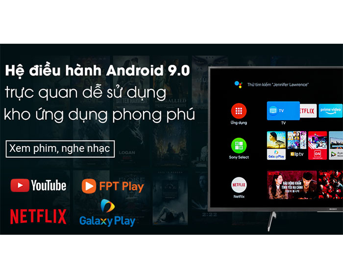 Image Android Tivi Sony 4K 43 inch KD-43X7500H 1