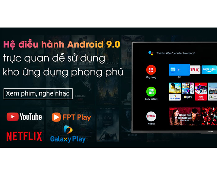 Image Android Tivi Sony 4K 43 inch KD-43X8000H 3