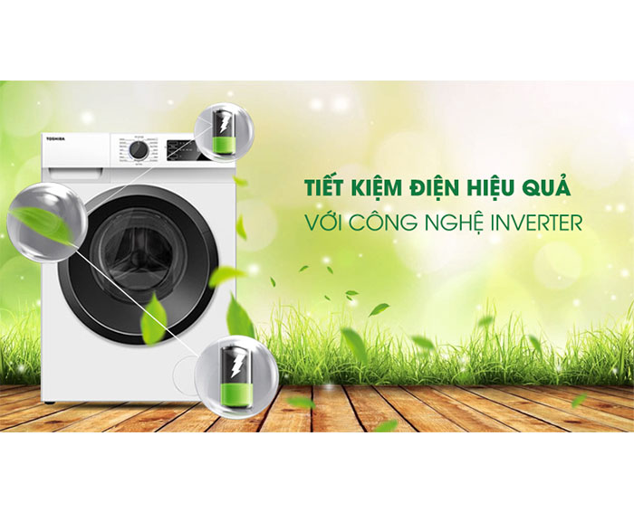 Image Máy giặt Toshiba Inverter 9.5 Kg TW-BK105S2V(WS) 4