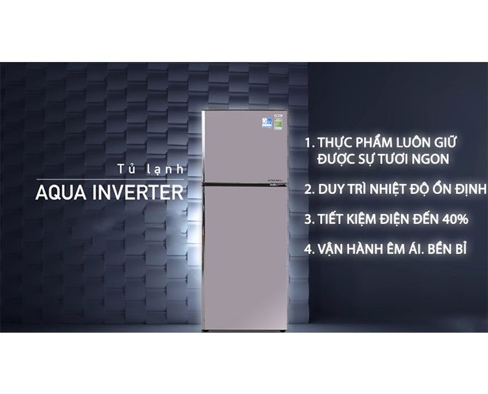 Image Tủ lạnh Aqua Inverter 281 lít AQR-I287BN PS 4