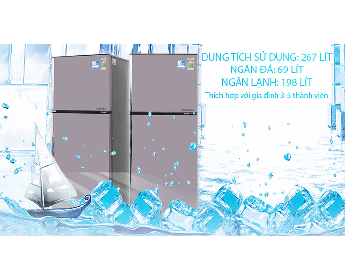 Image Tủ lạnh Aqua Inverter 281 lít AQR-I287BN PS 5