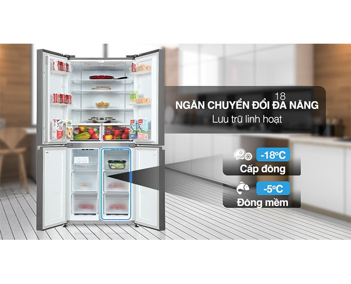 Image Tủ lạnh Casper Inverter 462 lít RM-520VT 1