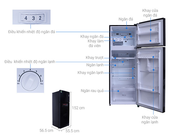 Image Tủ lạnh LG Inverter 208 lít GN-L208PN 1