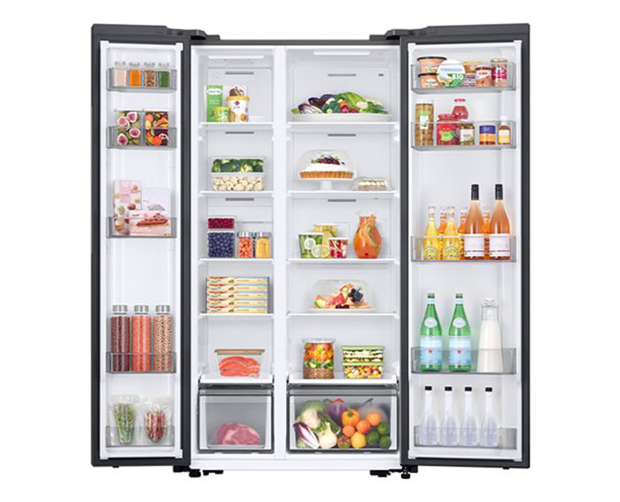 Image Tủ lạnh Samsung Inverter 583 lít Side By Side RS57DG400EM9SV 3