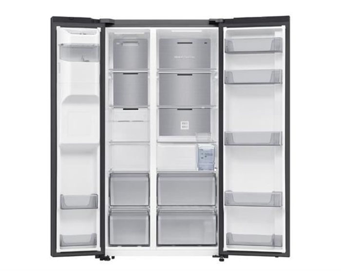 Image Tủ lạnh Samsung Inverter 635 lít Side By Side RS70F65K2FSV 3