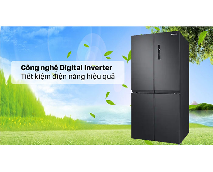 Image Tủ lạnh Samsung Inverter 488 lít RF48A4000B4/SV 3