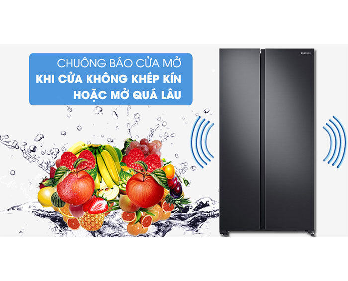 Image Tủ lạnh Samsung Inverter 647 lít RS62R5001B4/SV 2