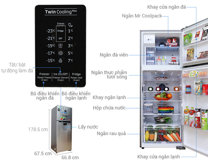 Image Tủ lạnh Samsung Inverter 380 lít RT38K5982SL/SV 3