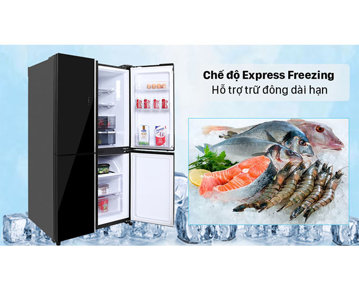 Image Tủ lạnh Sharp Inverter 525 lít SJ-FXP600VG-BK 4
