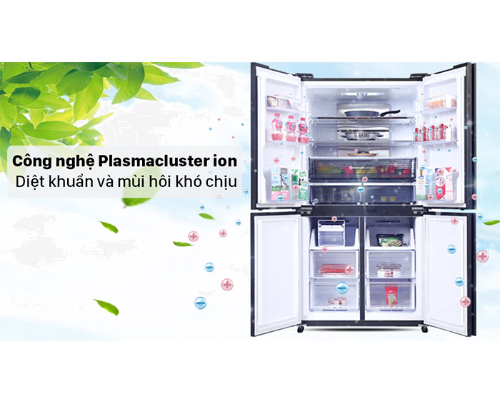 Image Tủ lạnh Sharp Inverter 525 lít SJ-FXP600VG-BK 5