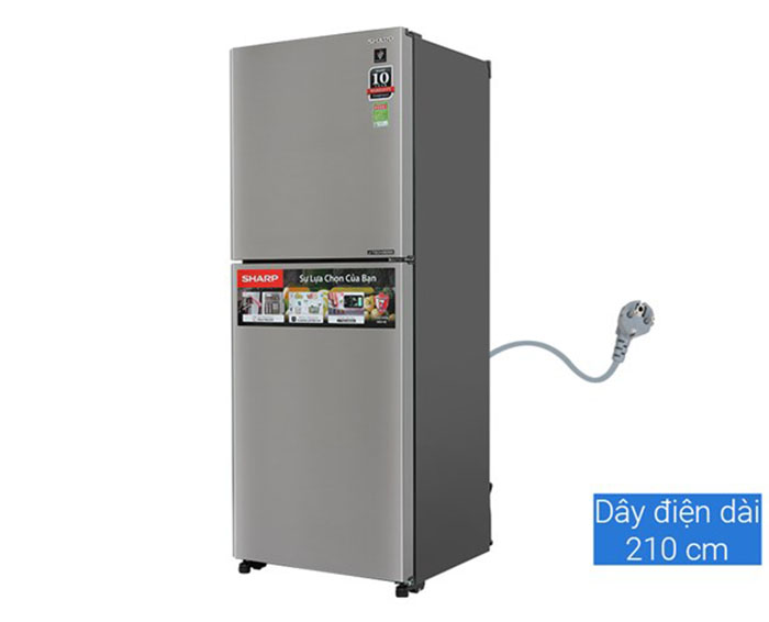 Image Tủ lạnh Sharp Inverter 330 lít SJ-XP352AE-SL 2